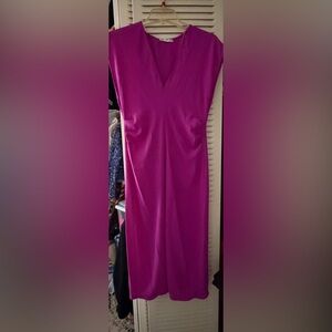 Zara Fuchsia Midi Dress